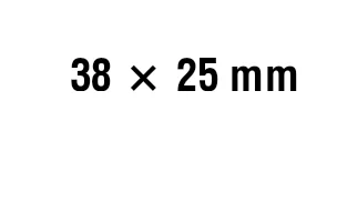 Anteprima ZPL: Etichetta 38 × 25 mm