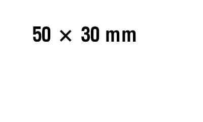 Anteprima ZPL: Etichetta 50 × 30 mm
