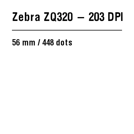 Aperçu ZPL: Zebra ZQ320 : guide ZPL