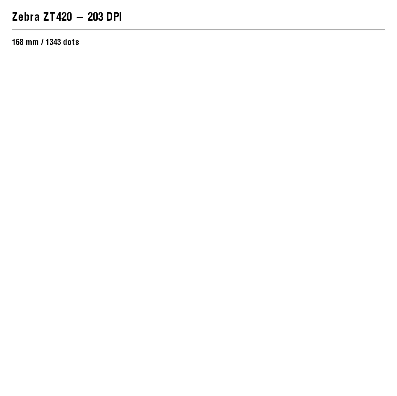 معاينة ZPL: Zebra ZT420: دليل ZPL