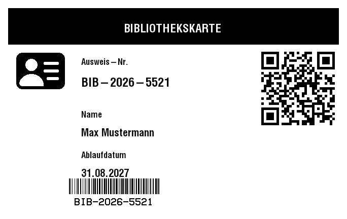 Vorschau von Bibliothekskarte