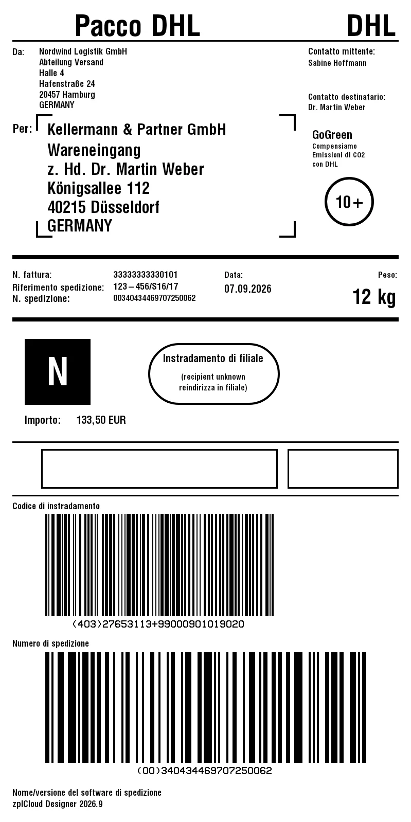 Anteprima di Pacco DHL