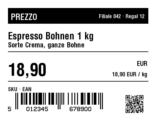 Anteprima di Prodotto retail