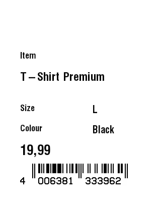 Preview of Hang Tag (Apparel)