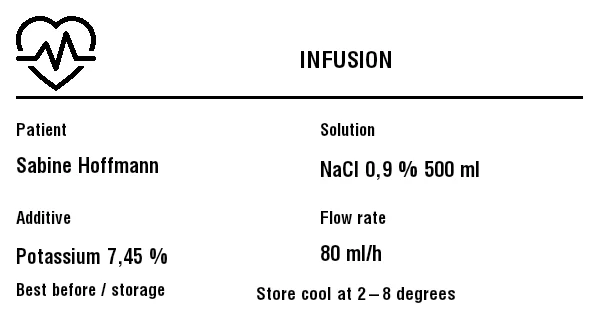 Preview of Infusion Label (IV Bag)