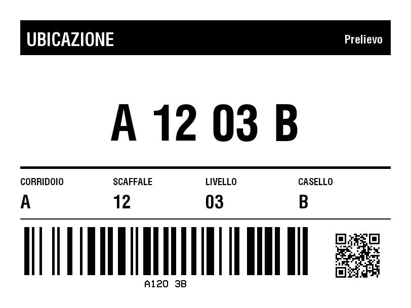 Anteprima di Posizione di magazzino