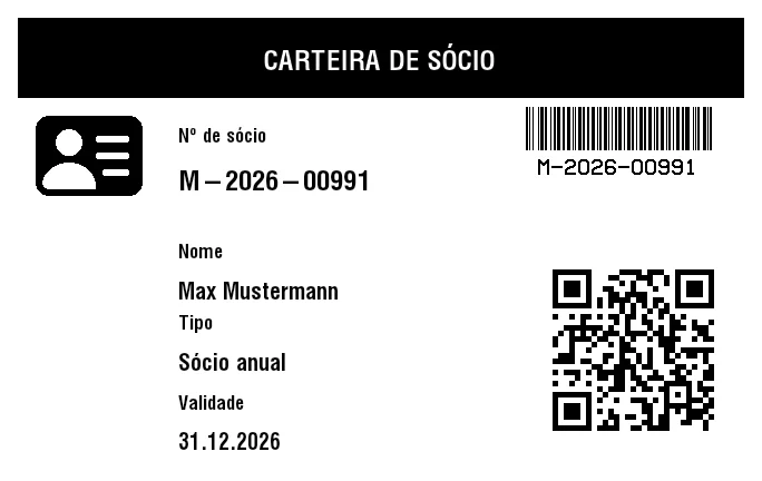 Prévia de Carteira de sócio