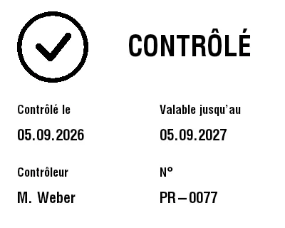 Aperçu de Vignette de contrôle / étalonnage