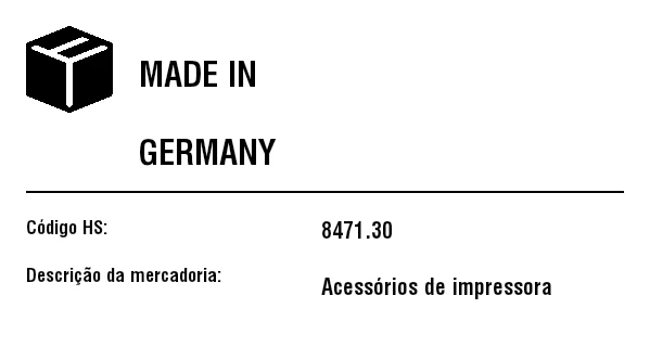 Prévia de Etiqueta de país de origem (Made in)
